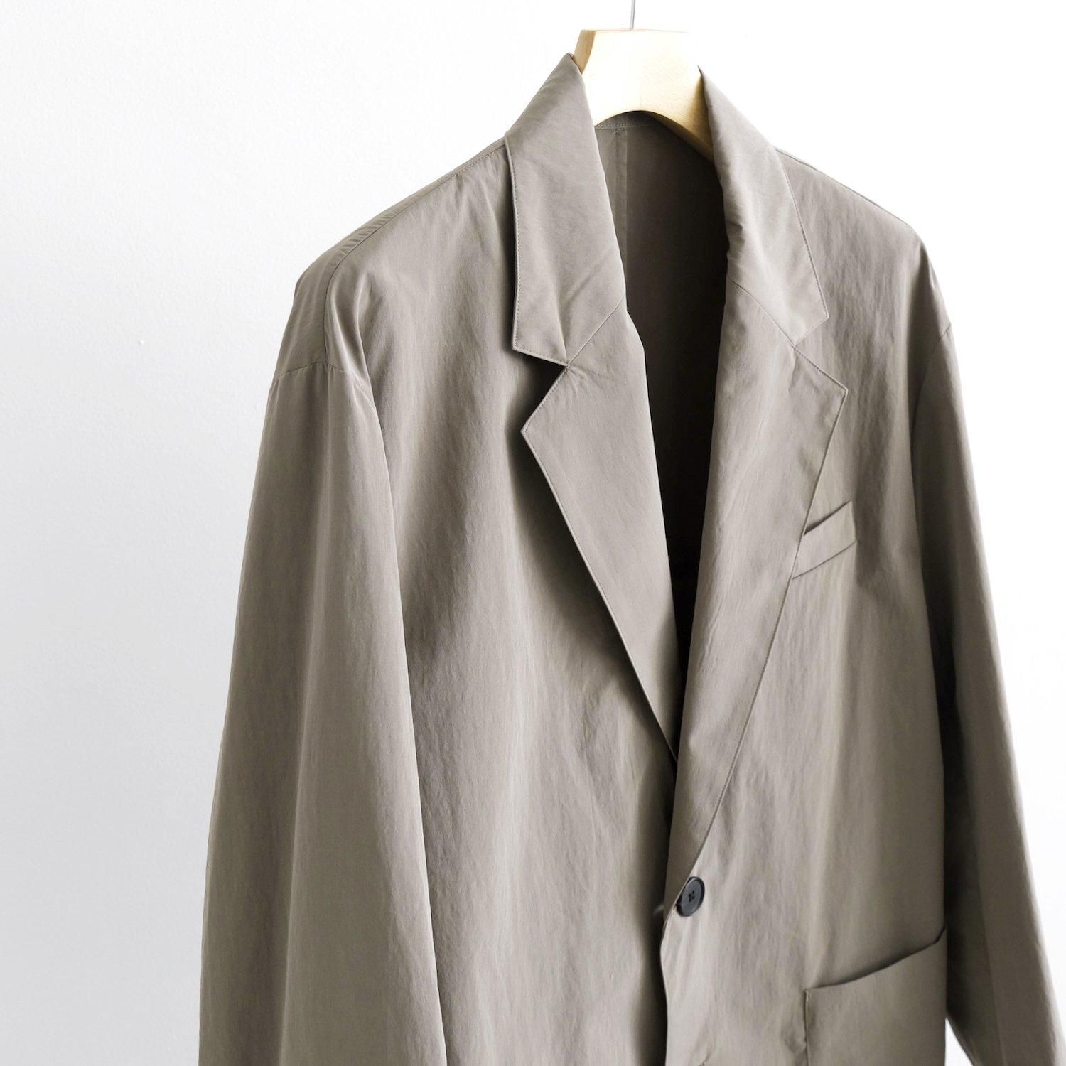 ジャケット・アウター PERVERZE Re-PET Single Breasted Coat WINDPROOF NYLON SINGLE BREASTED JACKET [TAUPE] - WUNDER 大阪