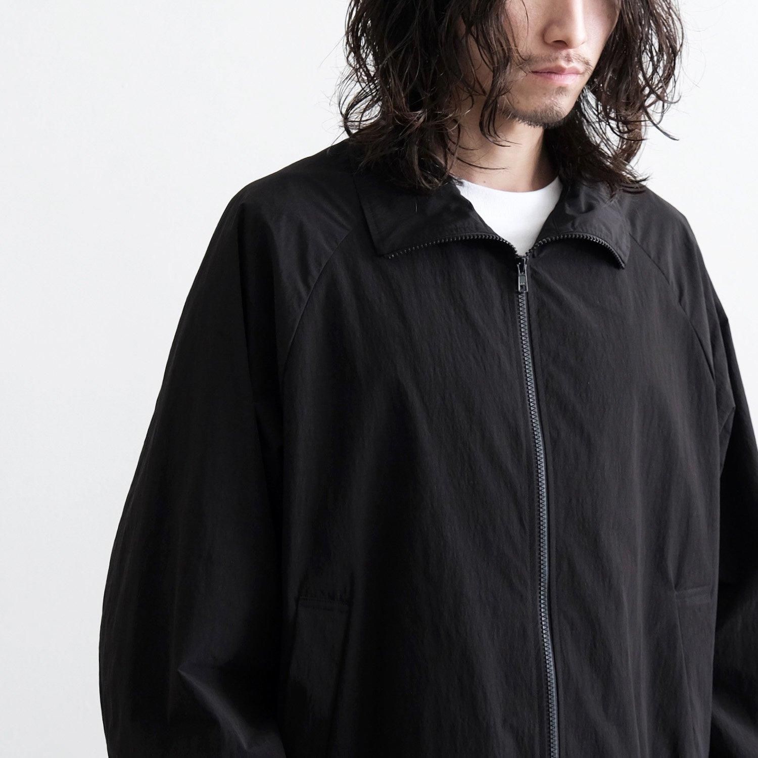WINDPROOF NYLON ZIP JACKET [BLACK] - WUNDER 大阪 セレクト