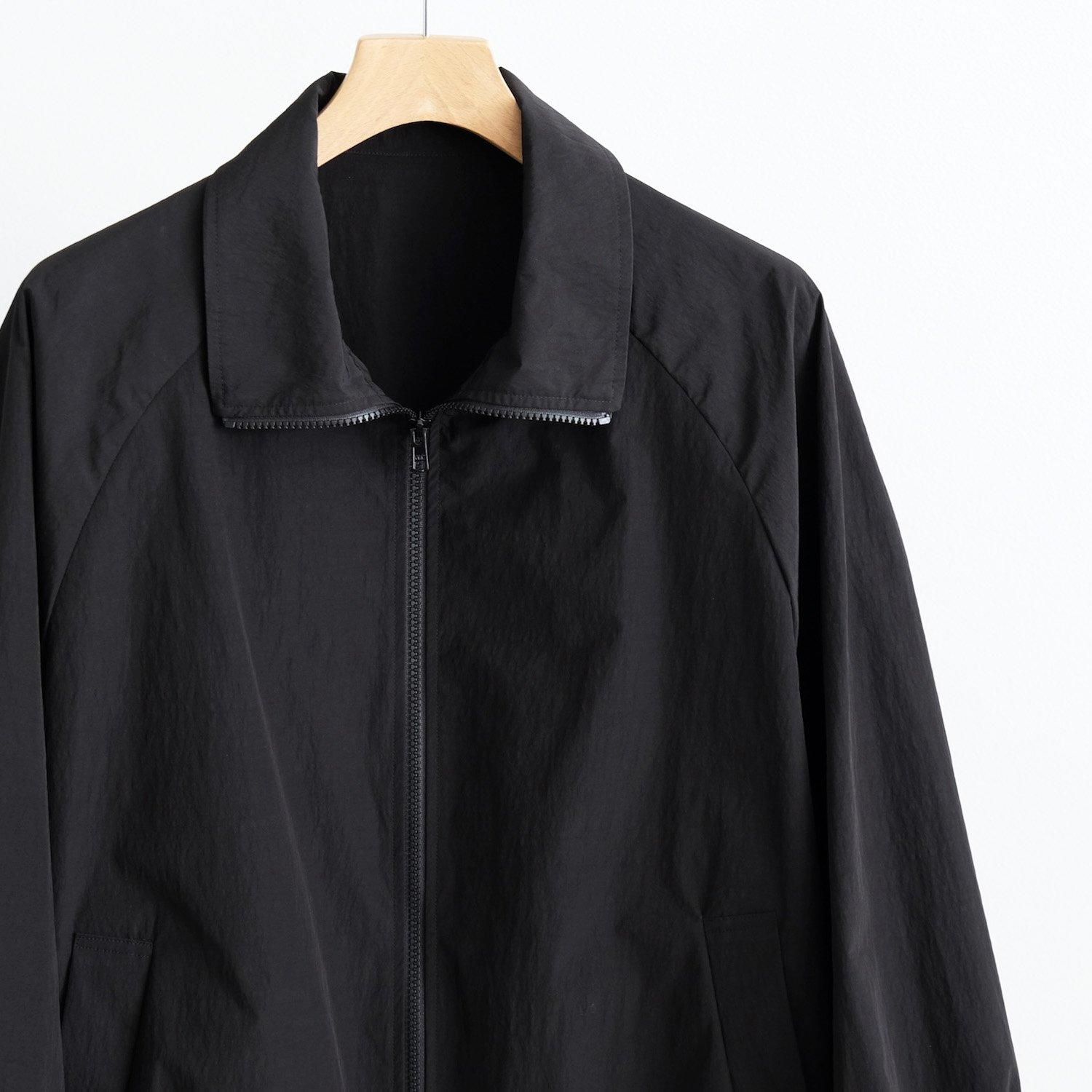 WINDPROOF NYLON ZIP JACKET [BLACK] - WUNDER 大阪 セレクト