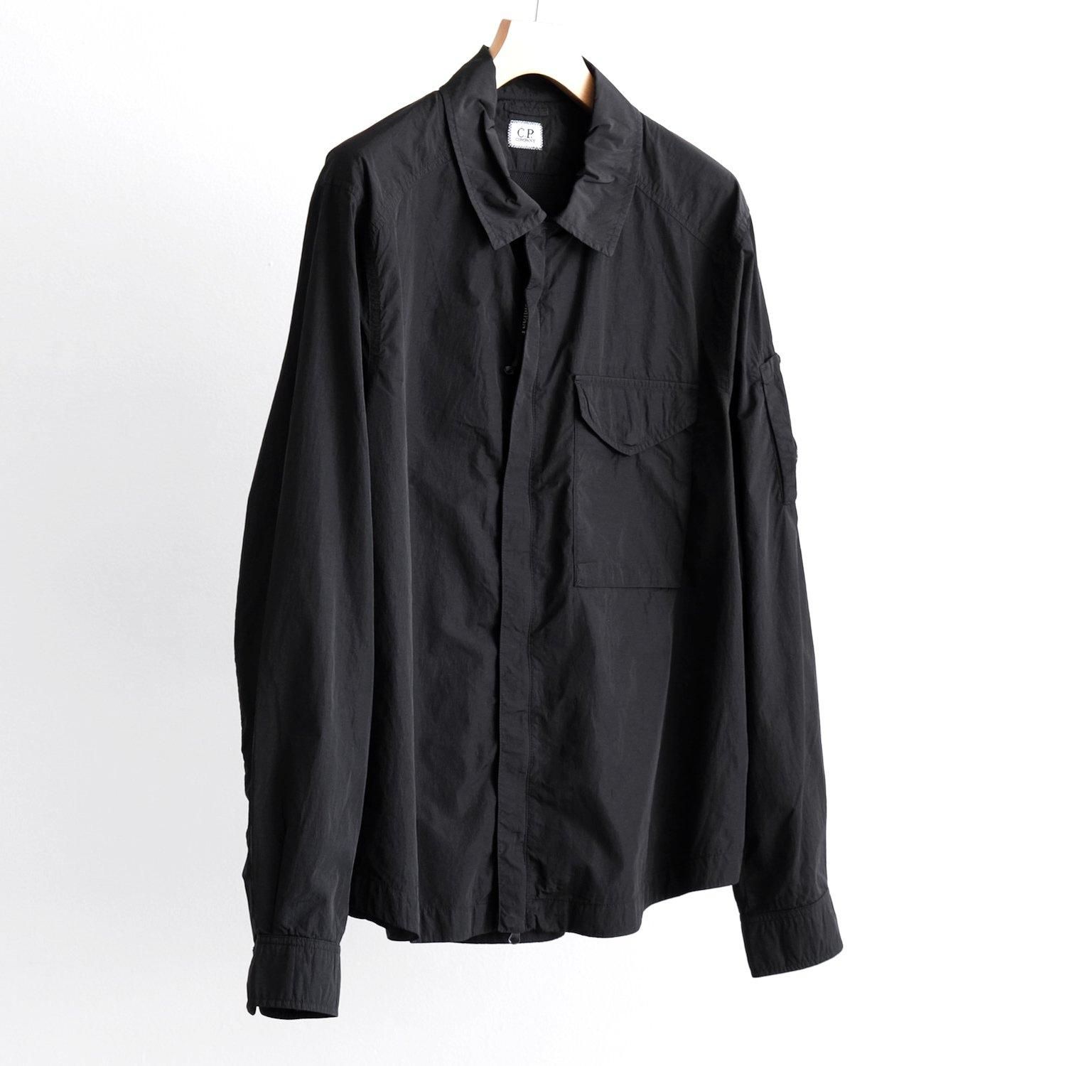 CHROME-R FULL ZIP OVERSHIRT [BLACK]