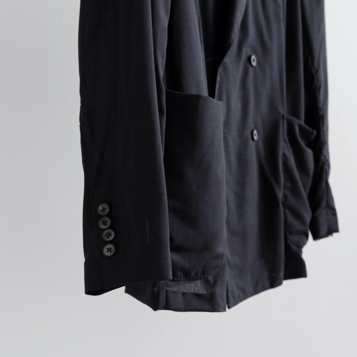 UNCON WASHED JACKET [NAVY STRIPE] - WUNDER 大阪 セレクト