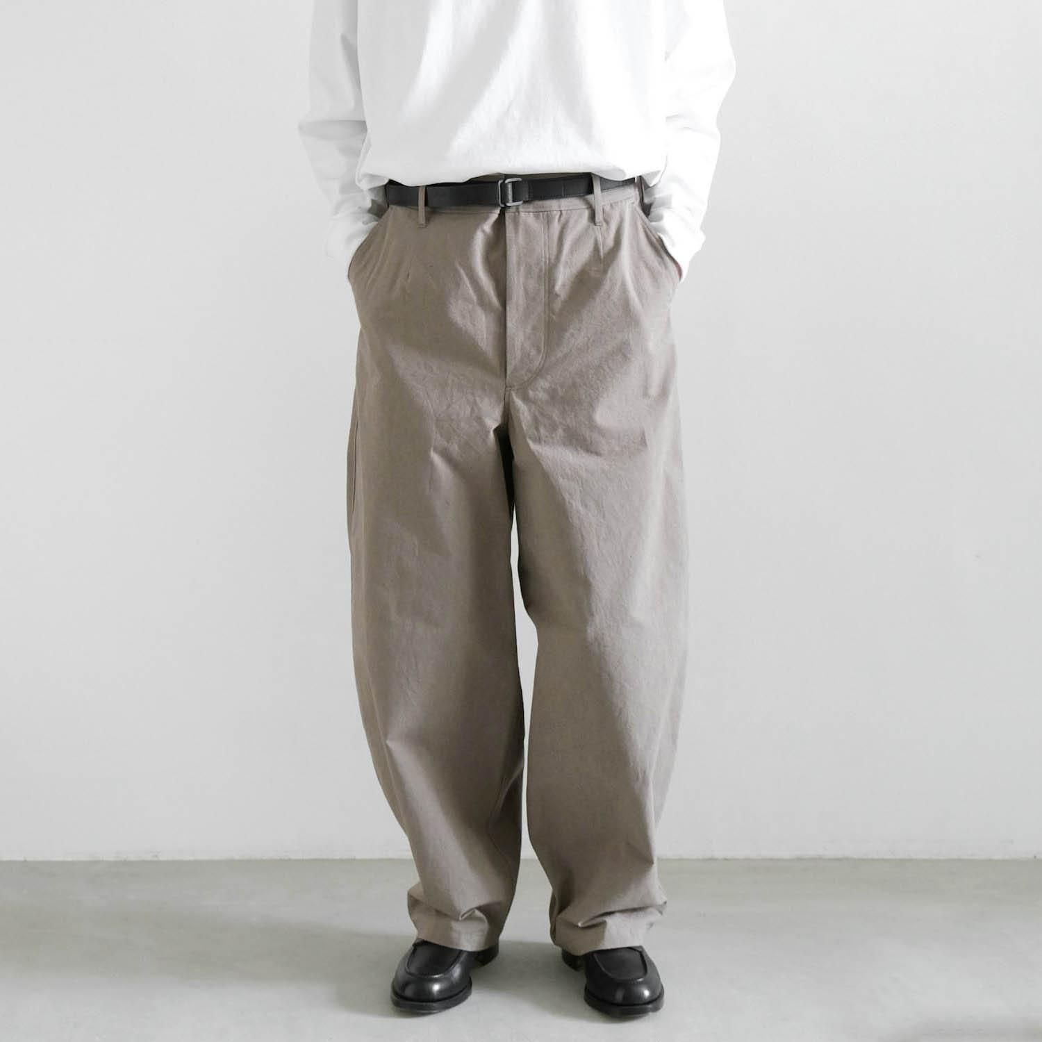 WIDE BALLEL PANTS [GREGE] - WUNDER 大阪 セレクトショップ