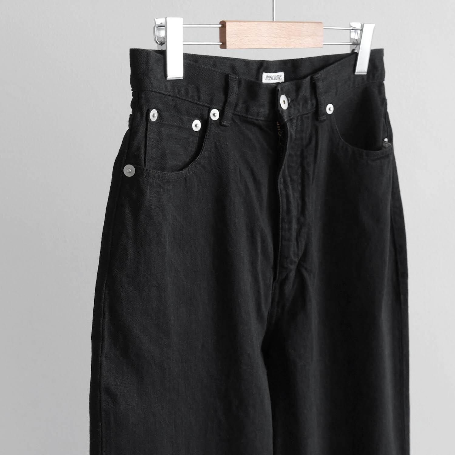 LOOSE FIT DENIM [BLACK] - WUNDER 大阪 セレクトショップ 大阪梅田
