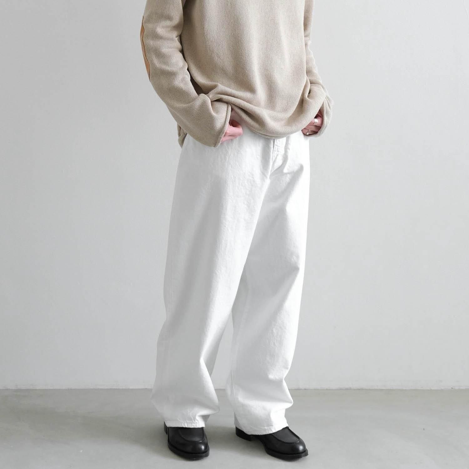 VIH20A loose fit oil coating denim