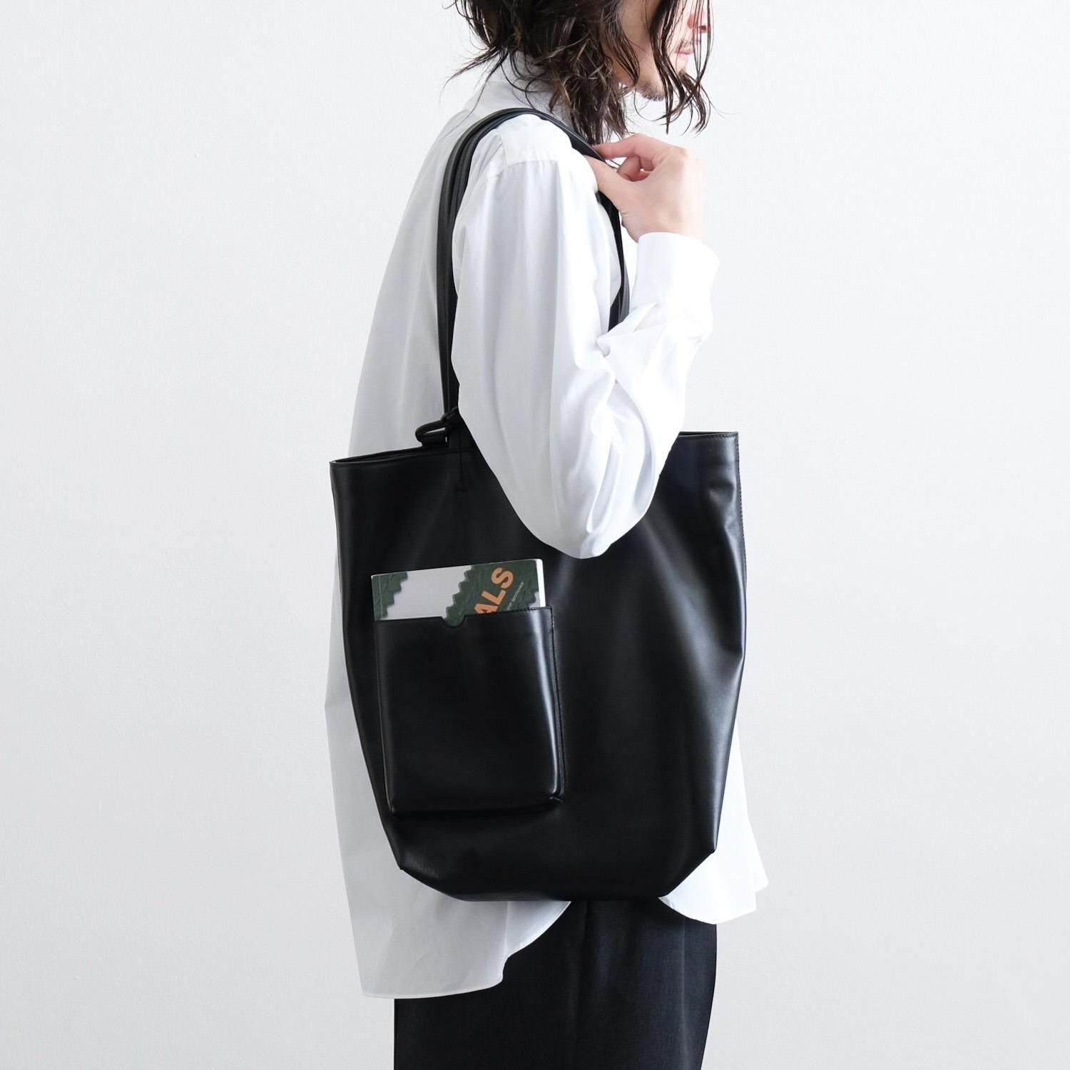 PAZAR BOOK TOTE PACKABLE [BLACK] - WUNDER 大阪 セレクト