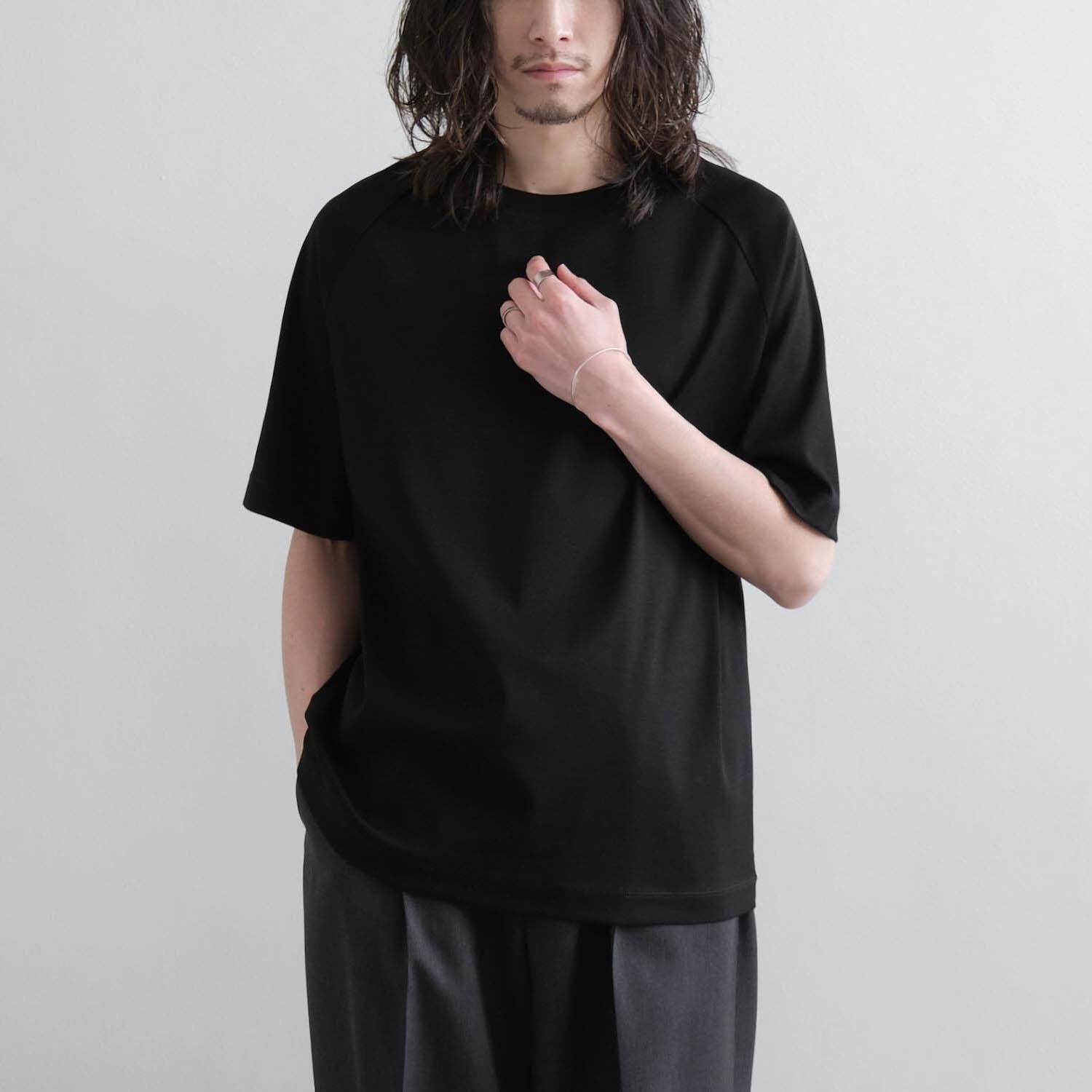 OVER SIZE RAGLAN T-SHIRT [BLACK]