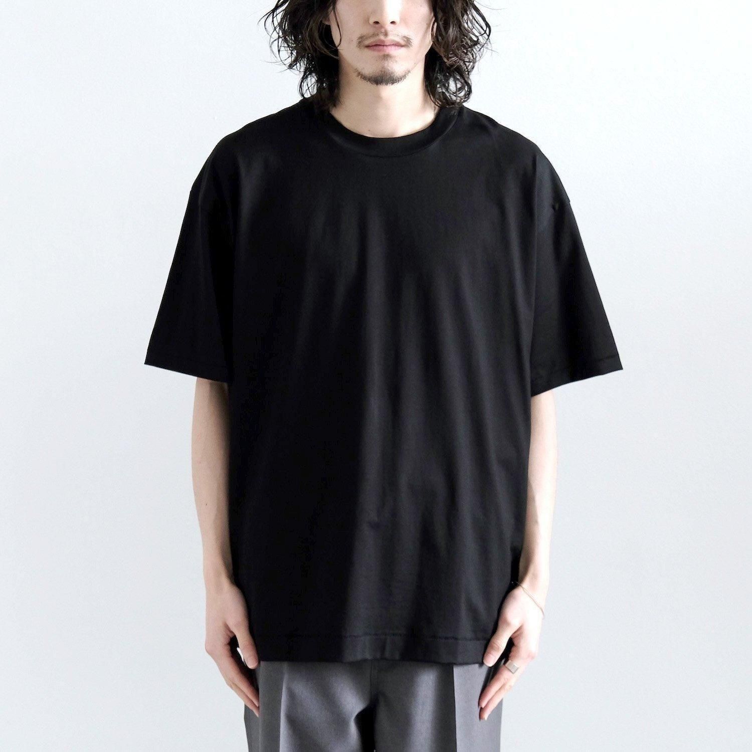 SUVIN 60/2 OVERSIZED T-SHIRT [BLACK] - WUNDER 大阪 セレクト