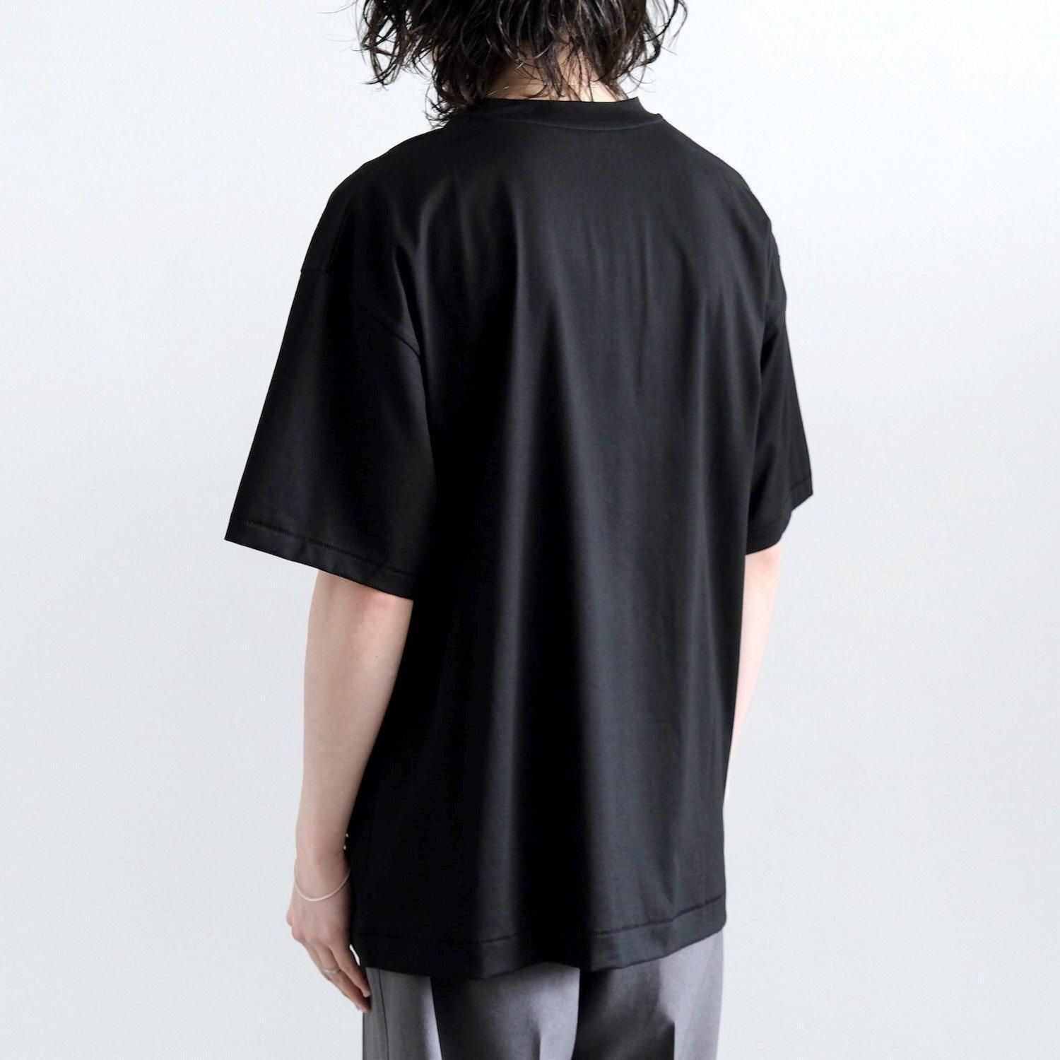 SUVIN 60/2 OVERSIZED T-SHIRT [BLACK] - WUNDER 大阪 セレクト