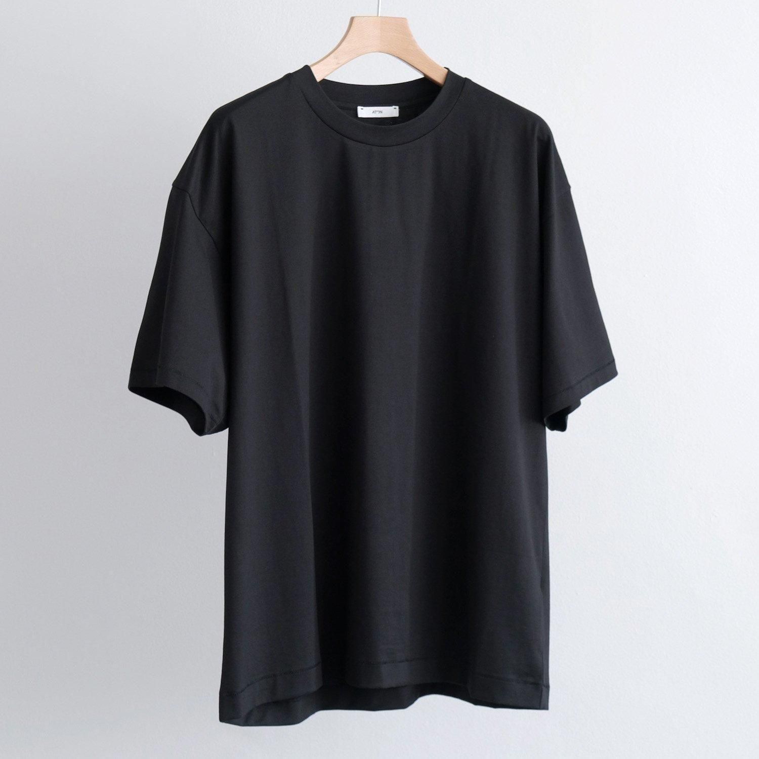 SUVIN 60/2 OVERSIZED T-SHIRT [BLACK]