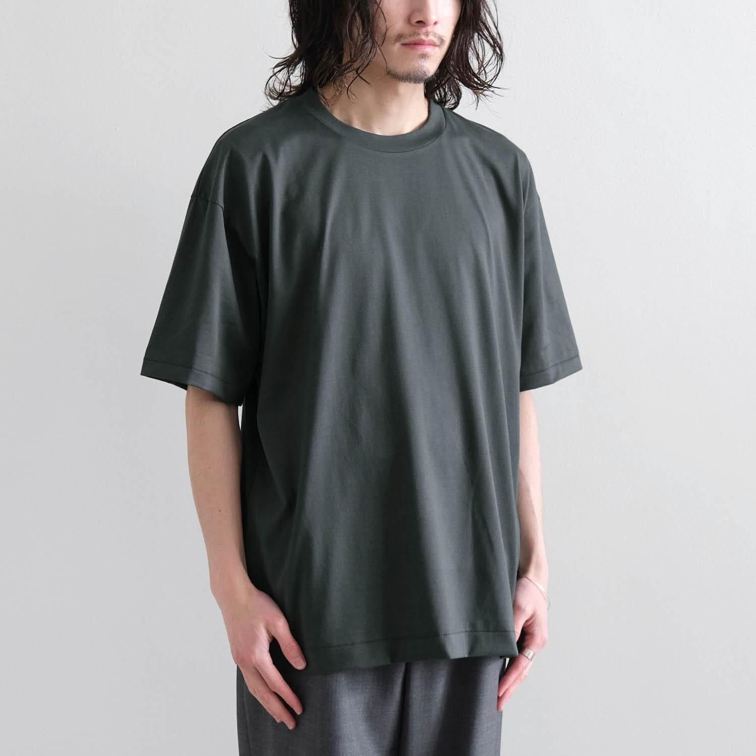 SUVIN 60/2 OVERSIZED T-SHIRT [GREEN] - WUNDER 大阪 セレクト