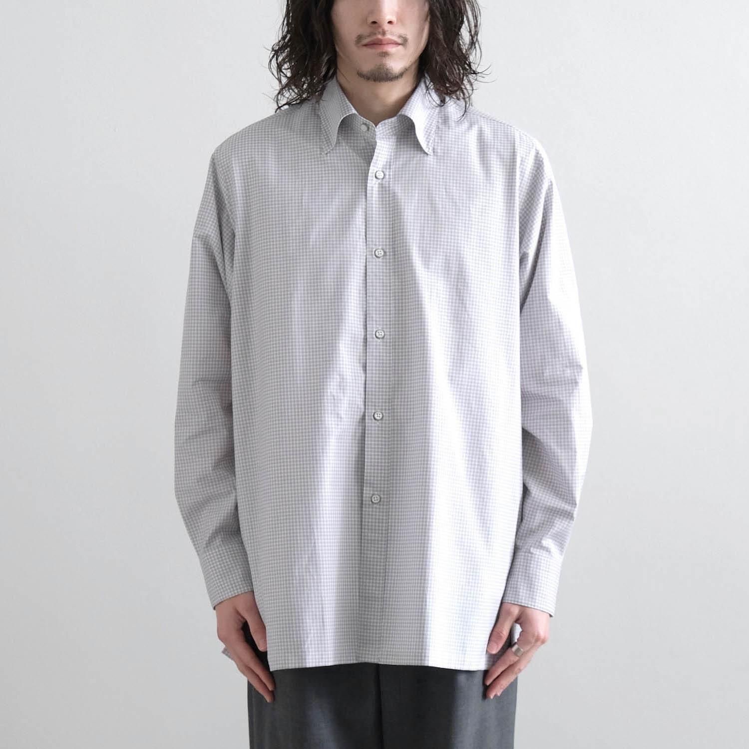 saint gelman” HIDDEN BD REGULAR COLLAR SHIRTS [MIX CHECK