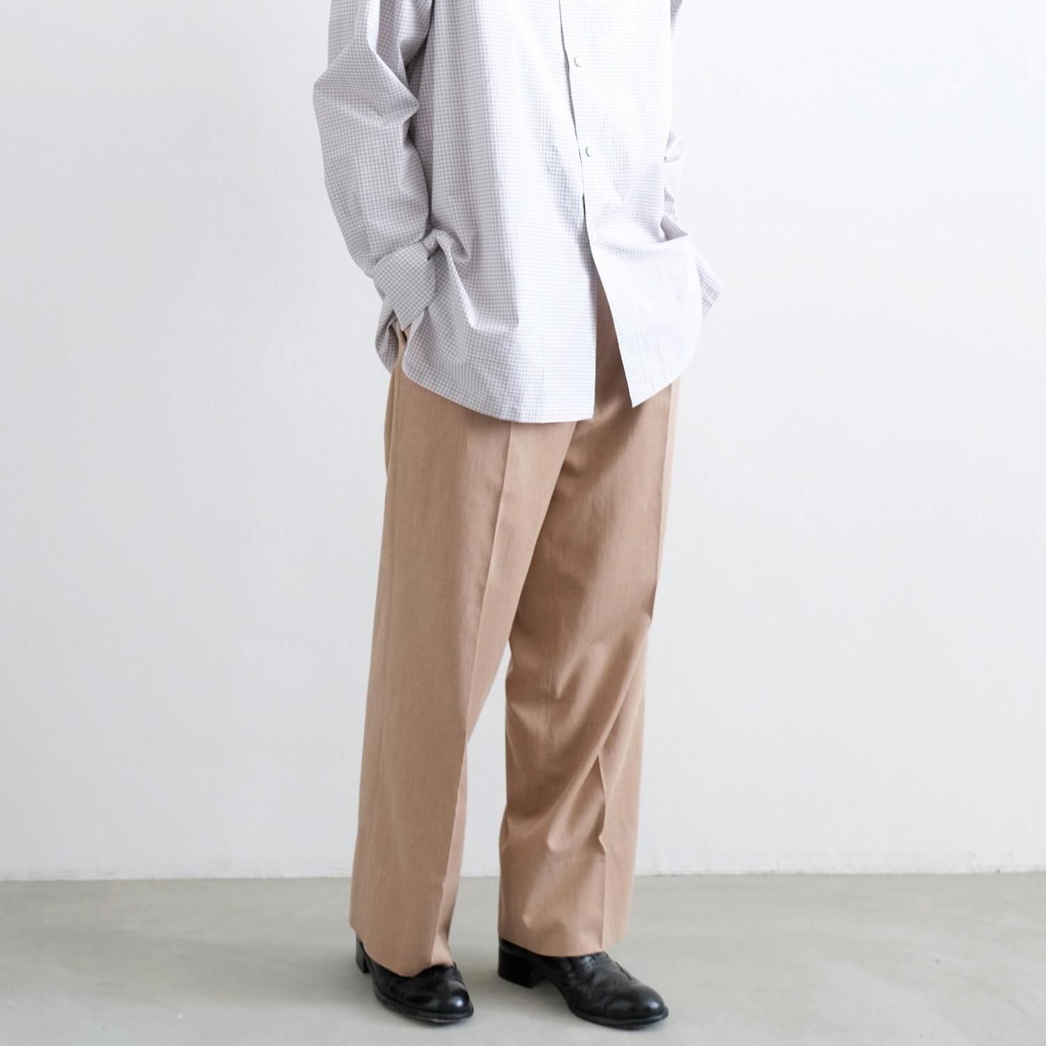 【美品】MAATEE&SONS 2PLEATS TROUSERS JEFFERY JEFFERY