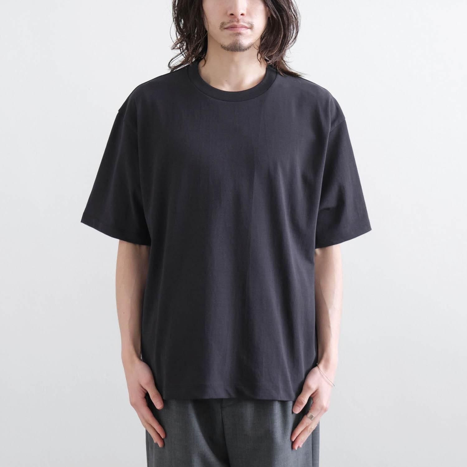 ATON FRESCA クルーネック Tシャツunisex ATON (エイトン) FRESCA SINGLE JERSEY/SATNDARD T-SHIRT | B