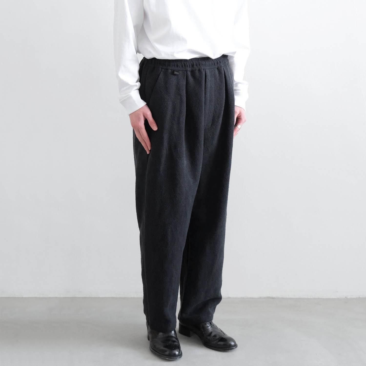 今話題のアイテムを mat 大阪梅田 セレクトショップ 大阪 WUNDER - [BLACK] pt wide スーツ