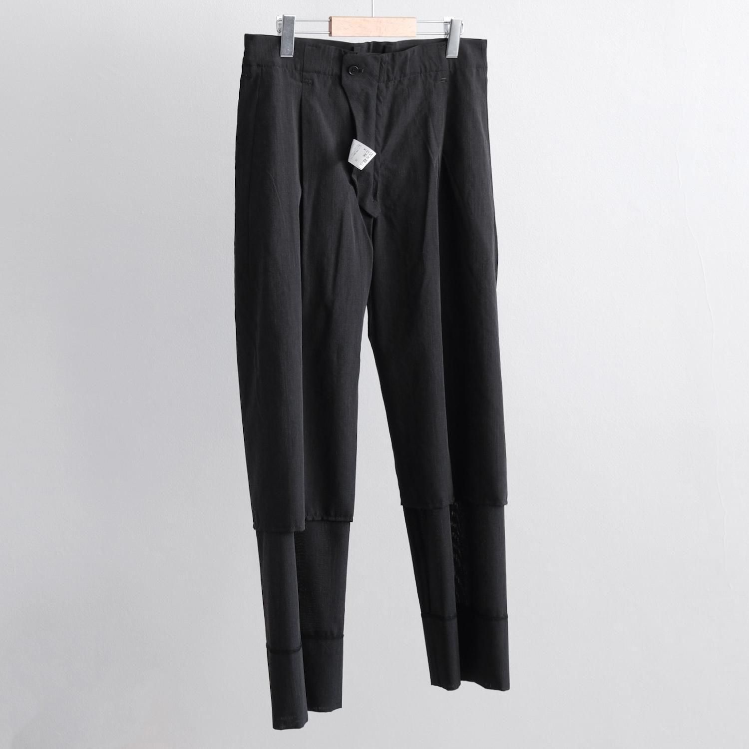 MUSOU TROUSER [MIX CHARCOAL] - WUNDER 大阪 セレクトショップ