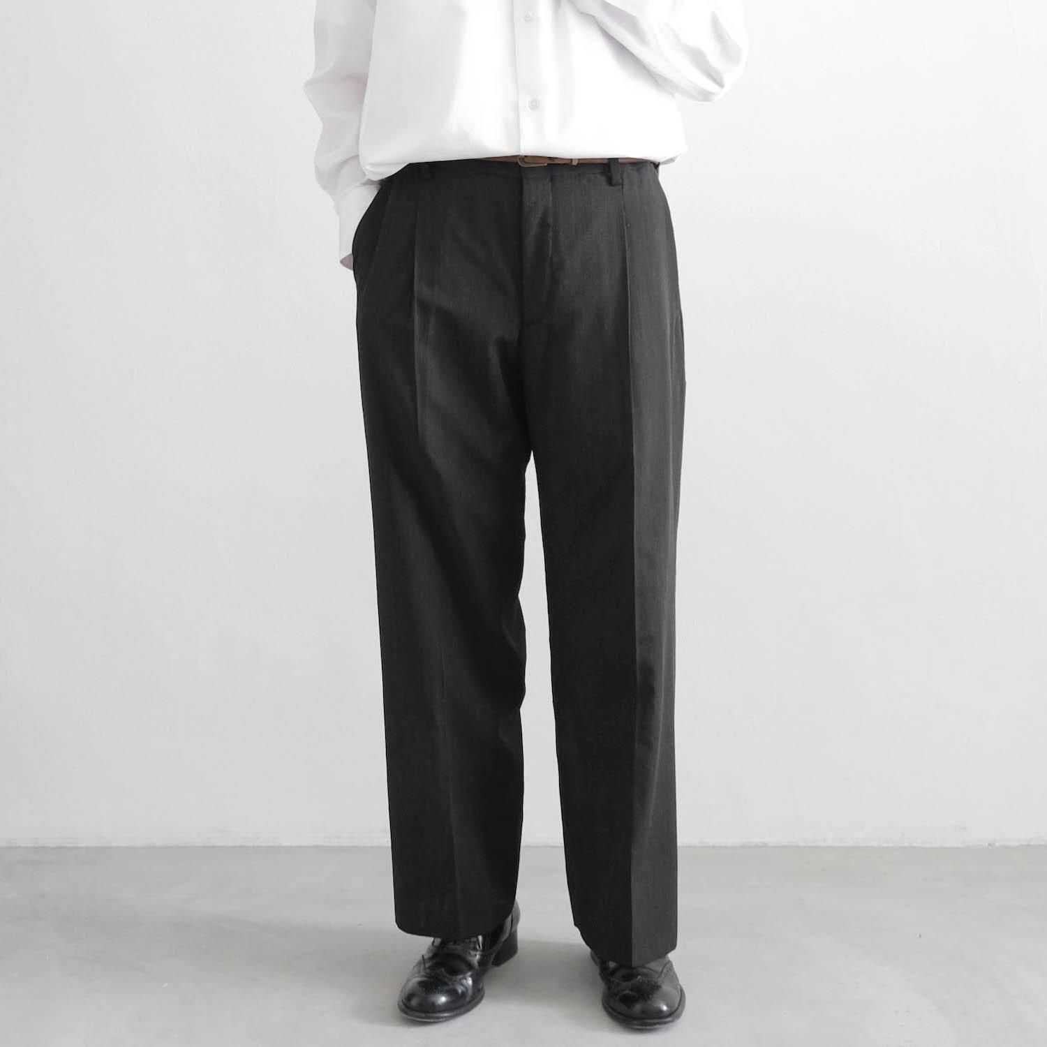 MUSOU TROUSER [MIX CHARCOAL] - WUNDER 大阪 セレクトショップ
