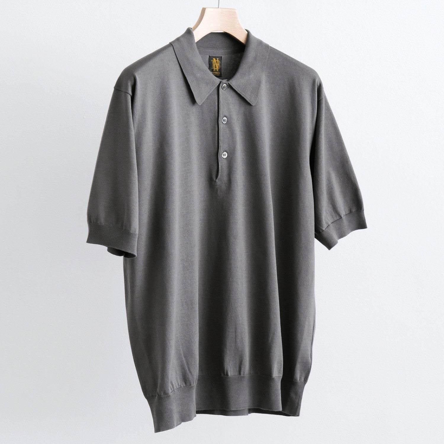 THE SEAISLAND COTTON POLO S/S [DARK GRAY]