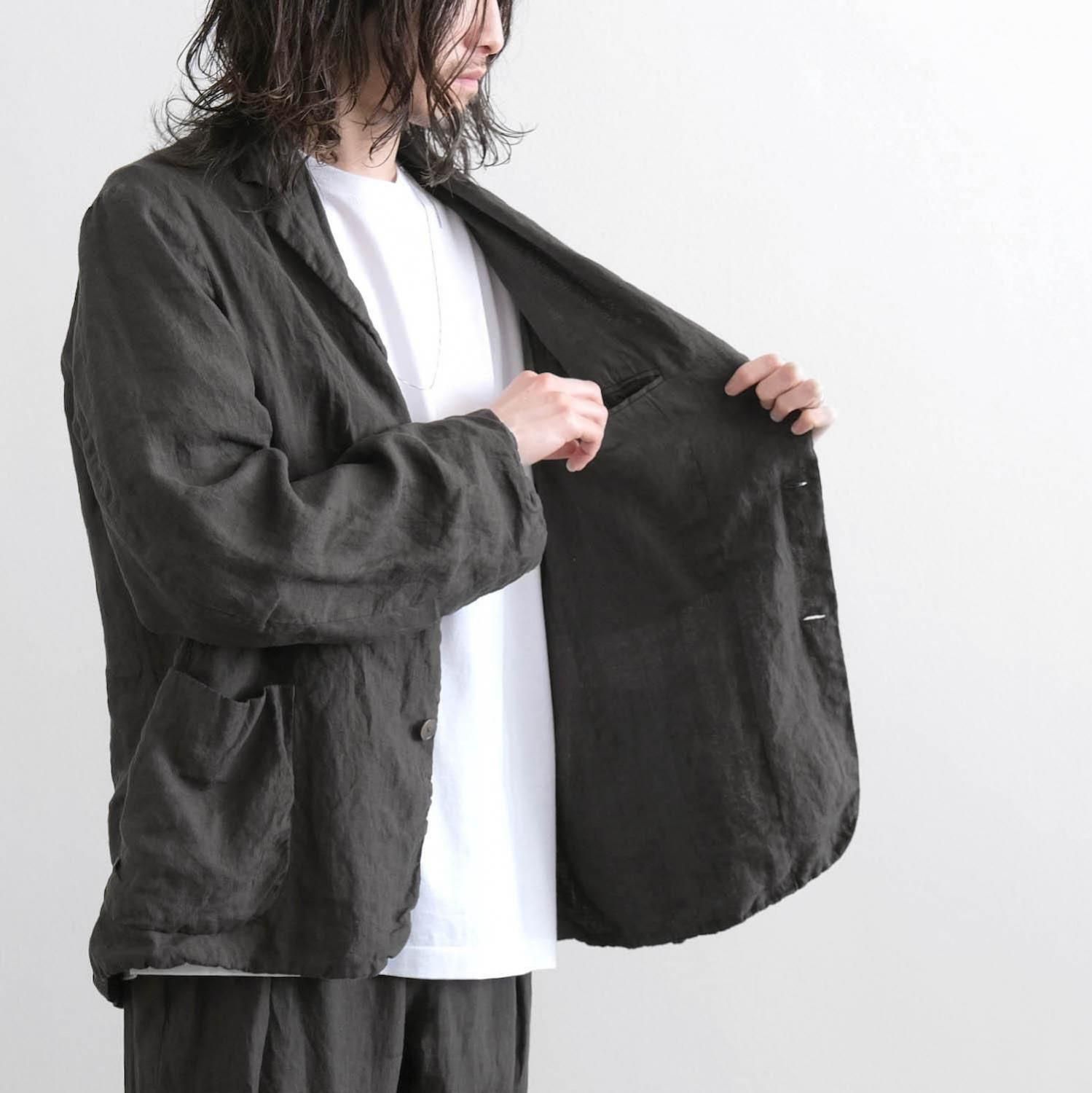 ドS LINEN GARMENT DYED 無双JKT [SUMI] - WUNDER 大阪 セレクト