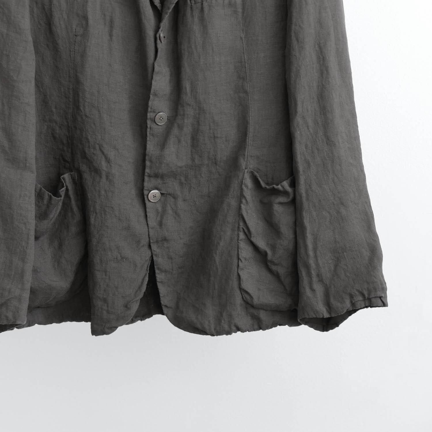 25SSmaatee&sons ドS LINEN GARMENT DYED 無双 ドS LINEN GARMENT DYED 無双JKT [SUMI] - WUNDER 大阪 セレクト