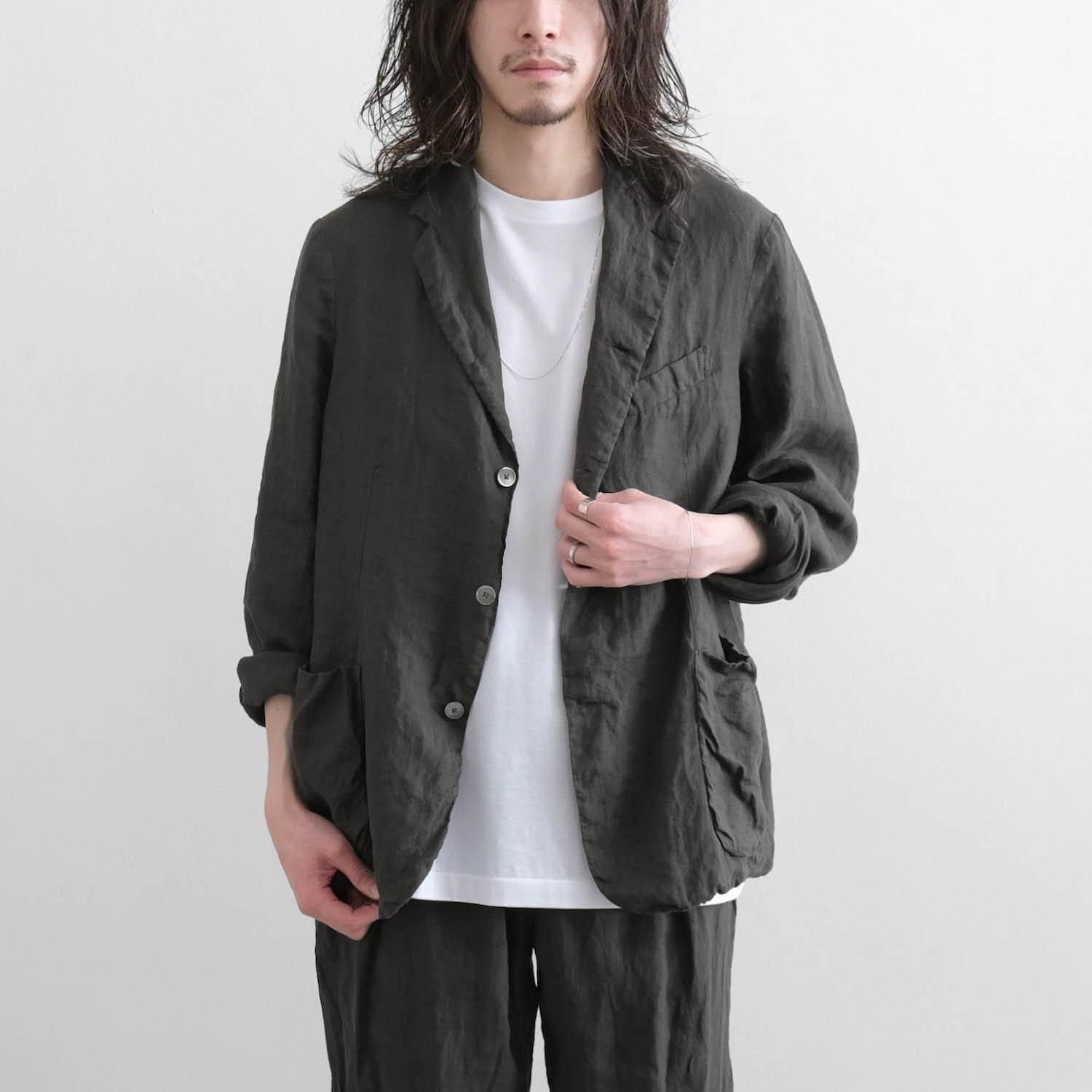ドS LINEN GARMENT DYED 無双JKT [SUMI] - WUNDER 大阪 セレクト
