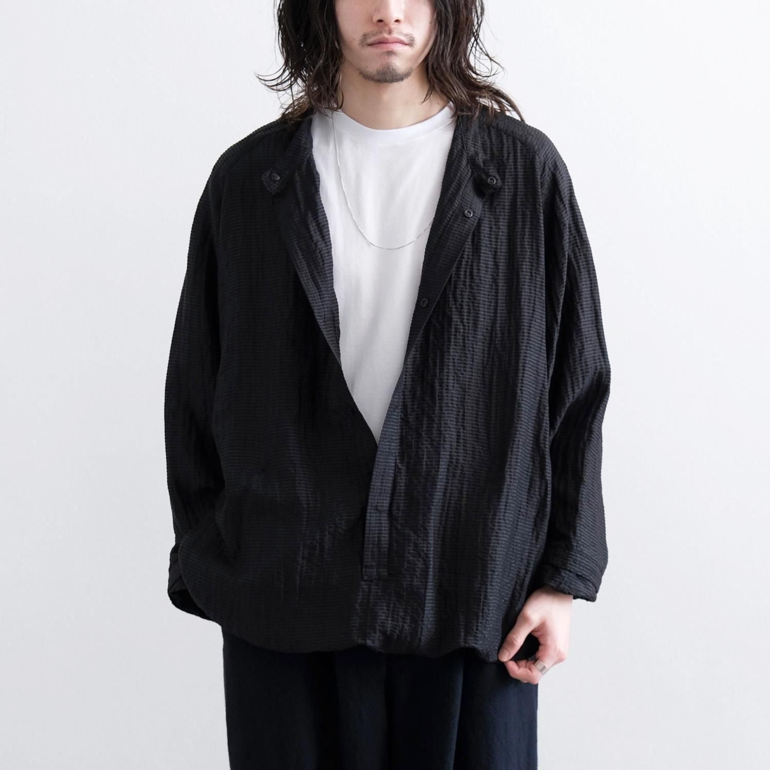 uneven s/l top [BLACK]