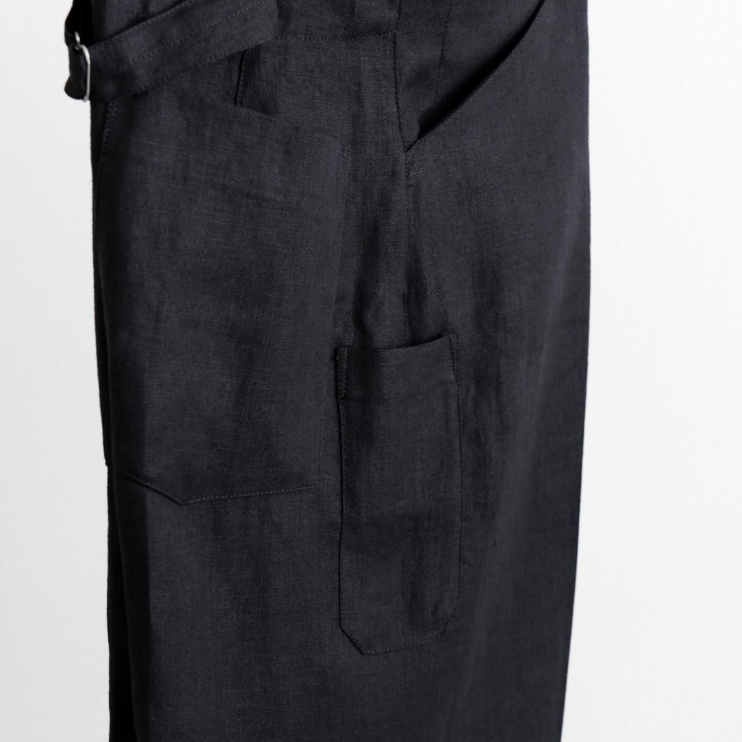 新品未使用 MAATEE&SONS WORK PANTS BLK LINEN WORK PANTS [BLACK] - WUNDER 大阪 セレクトショップ 大阪梅田