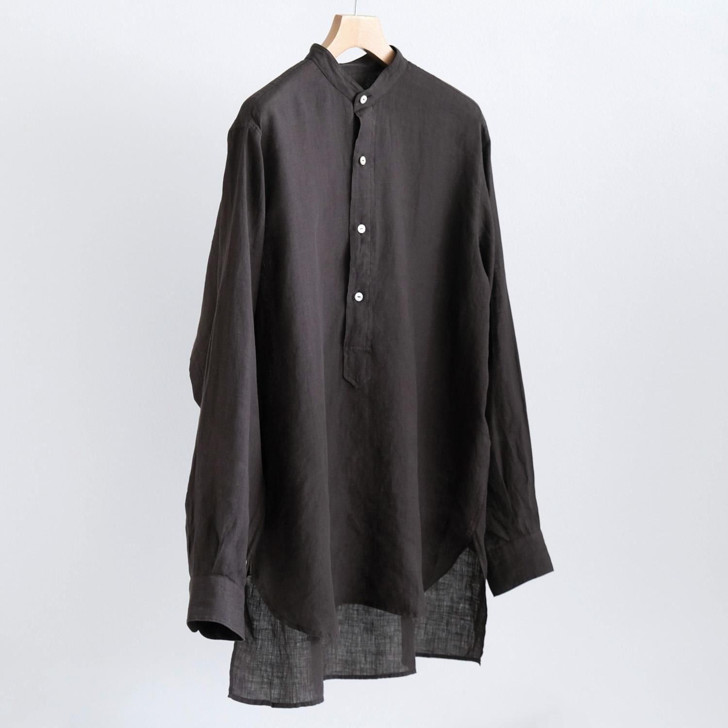 S LINEN PULLOVER SHIRTS [SUMI]