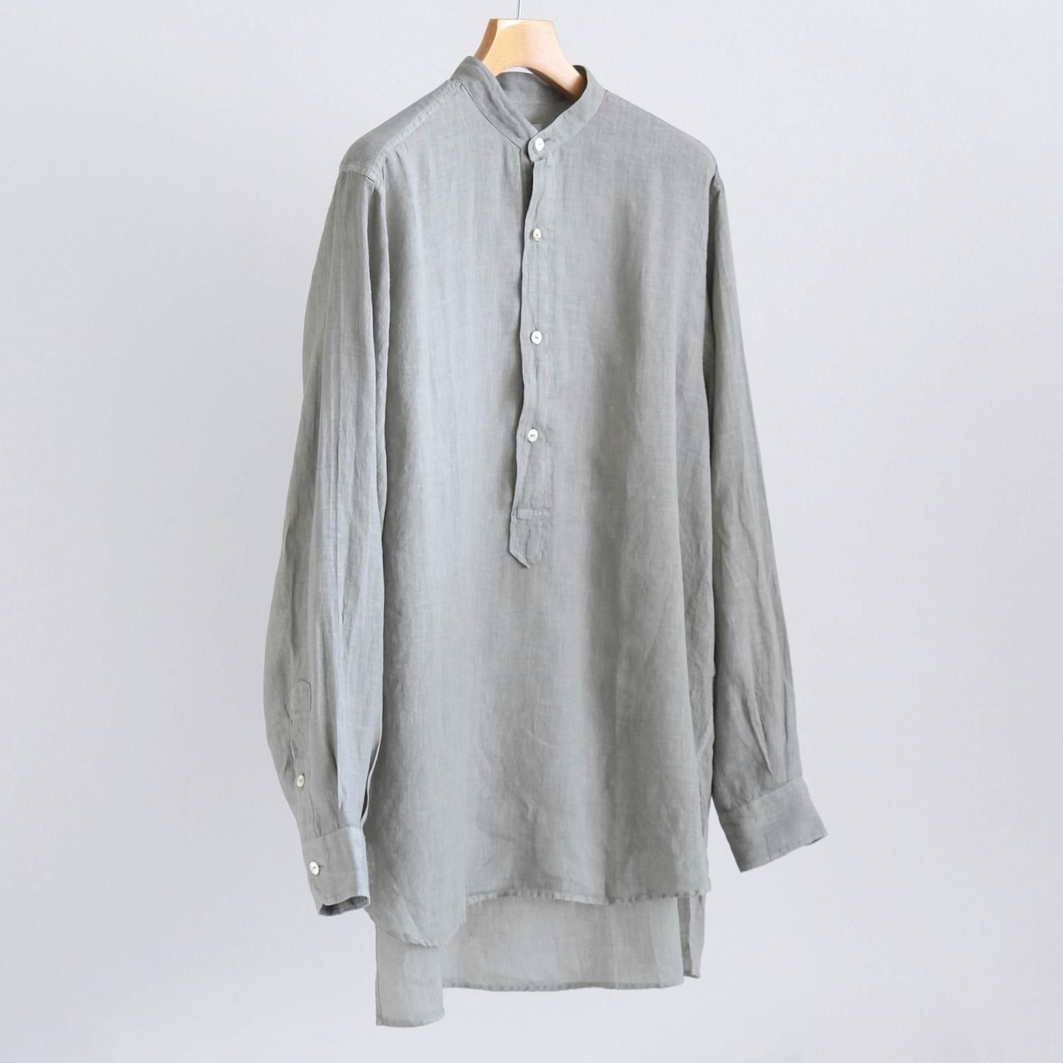 S LINEN PULLOVER SHIRTS [TAKESUMI]