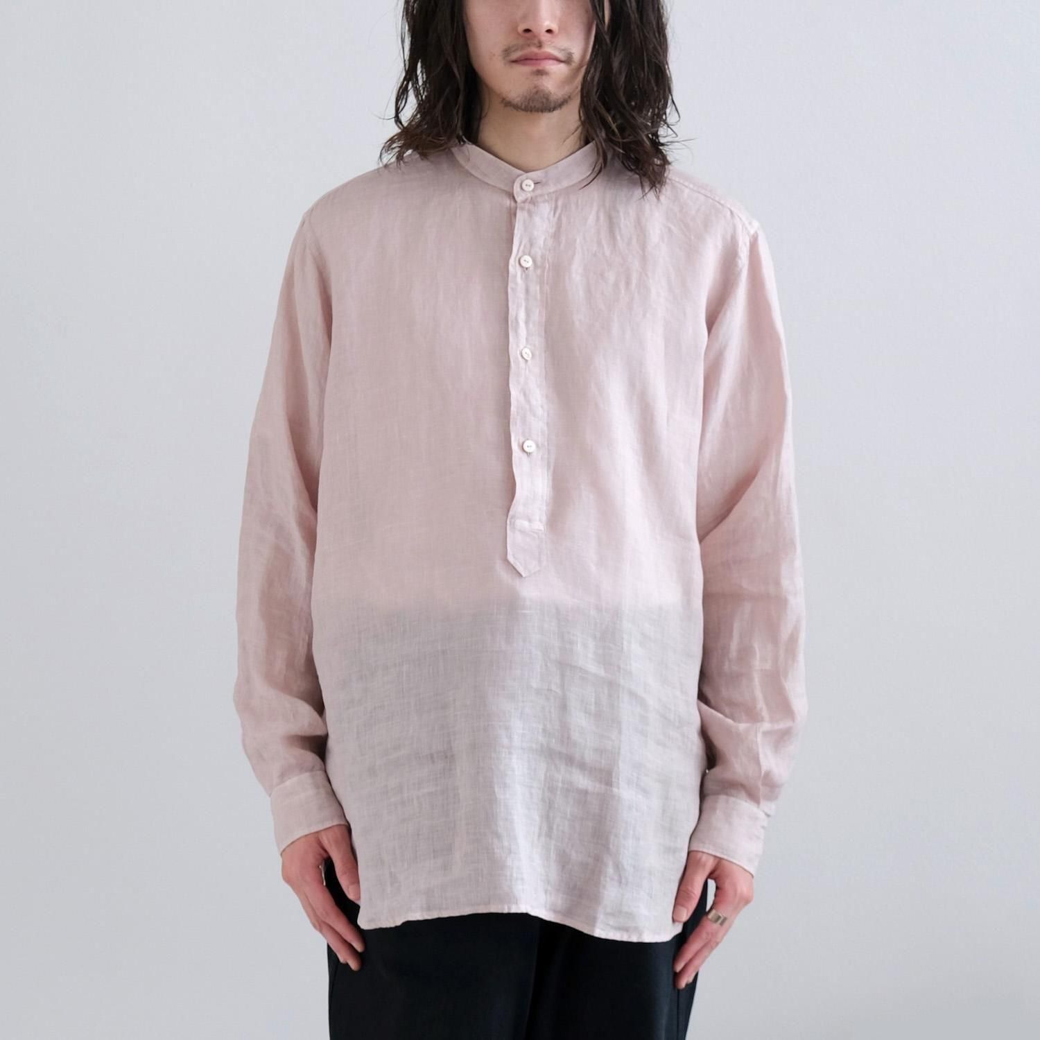 XJRJ Chinese Style Retro Cotton Linen Shirts for Men Casual