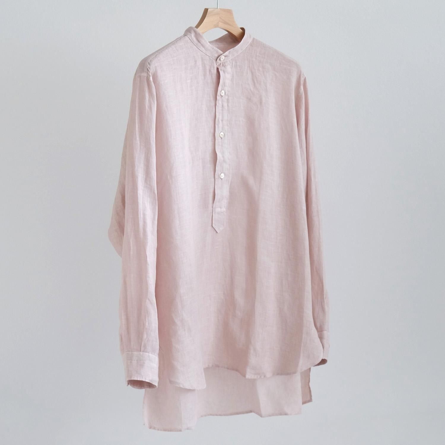 S LINEN PULLOVER SHIRTS [SAKURA]