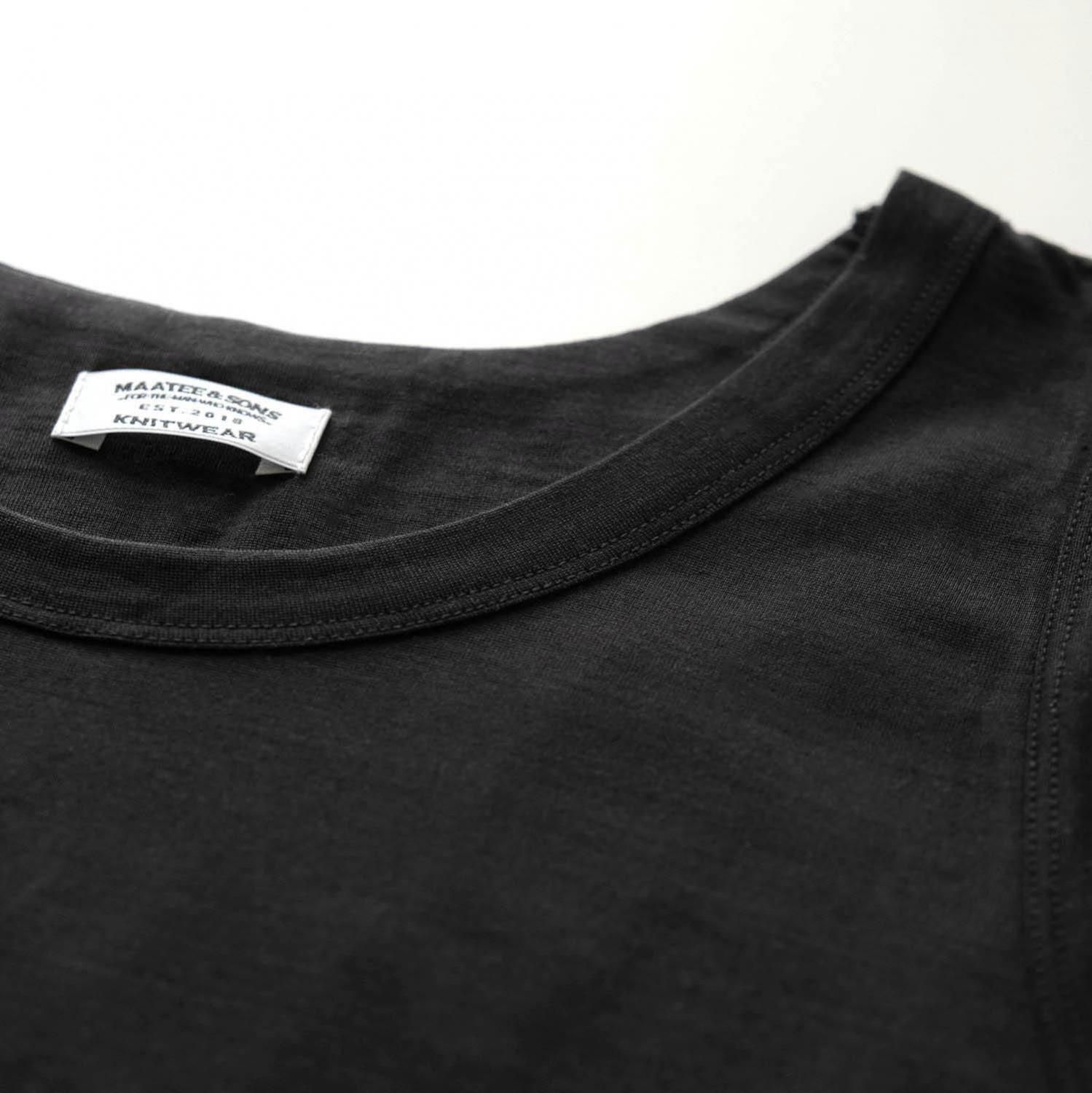 トップス Retty silky tank Black SILK 天竺 TANK TOP [BLACK] - WUNDER 大阪 セレクトショップ
