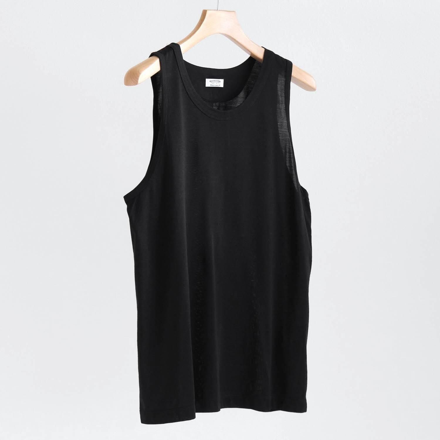 SILK ŷ TANK TOP [BLACK]