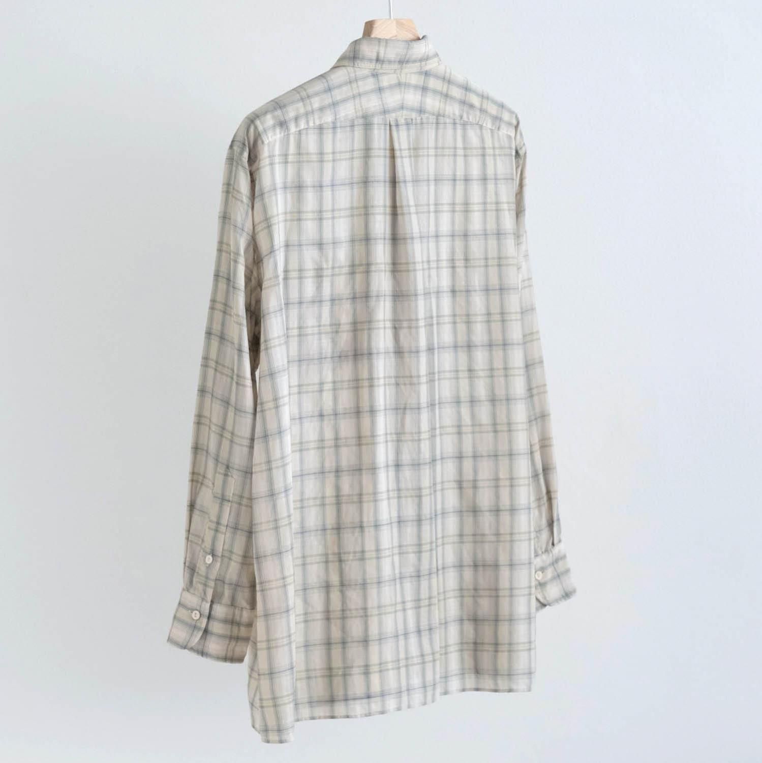 WORK SHIRTS [FADE IVORY] - WUNDER 大阪 セレクトショップ 大阪