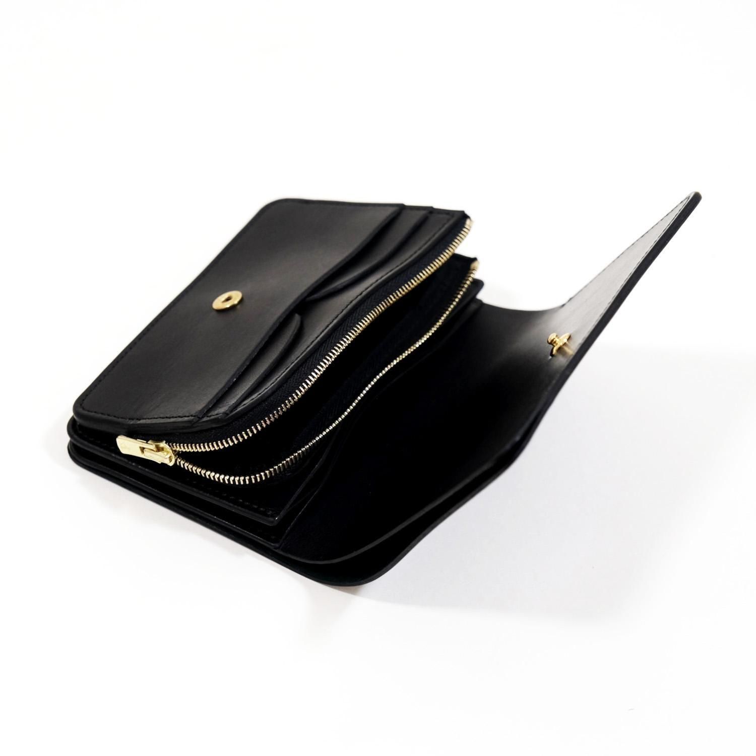 小物 forme cordovan black Exclusive 2023AW forme short wallet cordovan black Exclusive | Roxanne