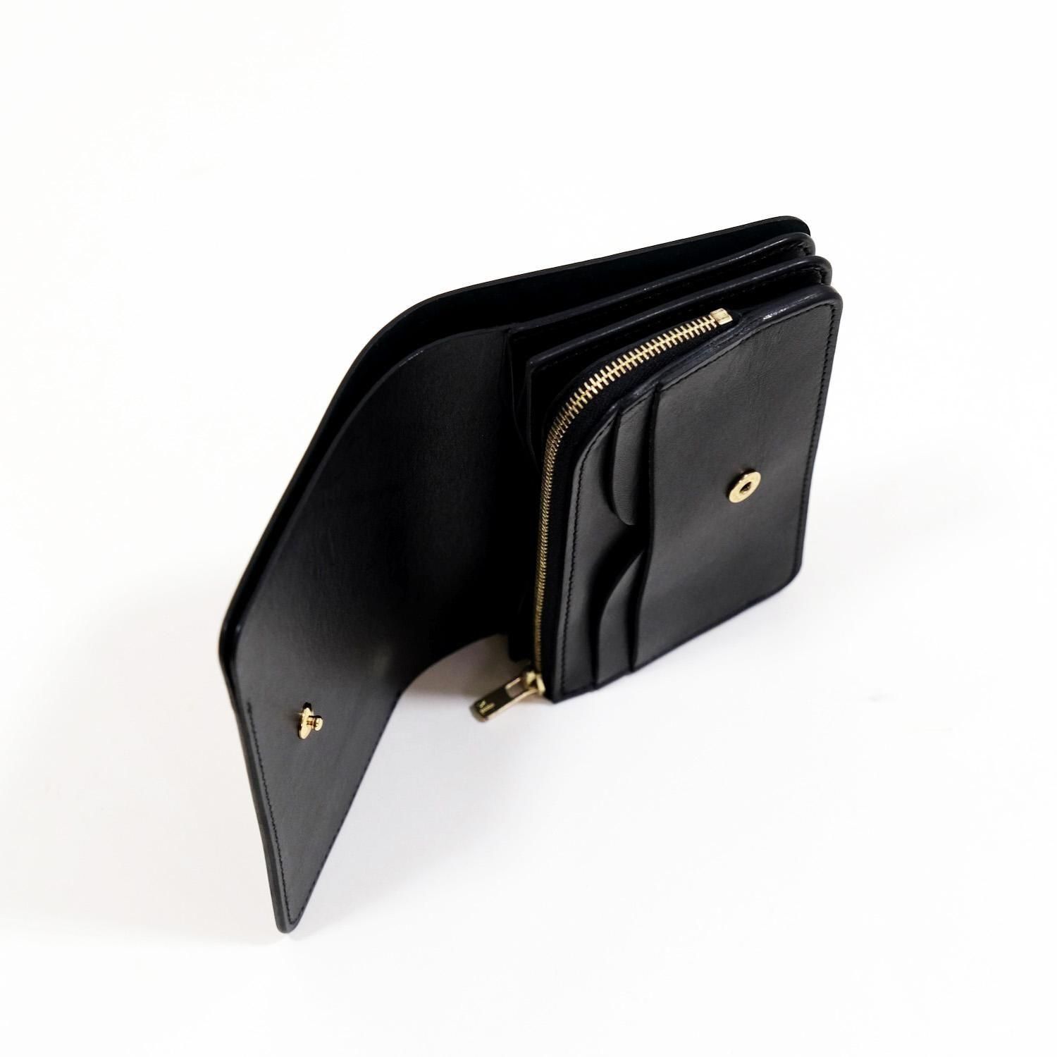 小物 forme cordovan black Exclusive 2023AW forme short wallet cordovan black Exclusive | Roxanne