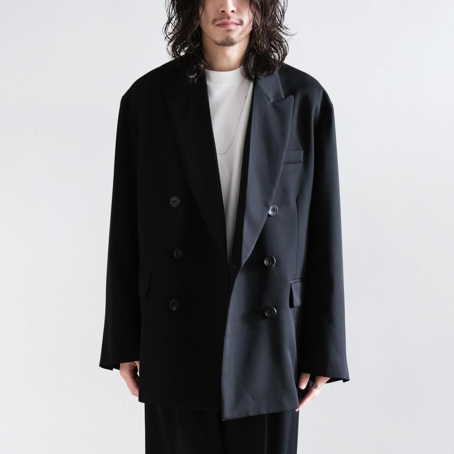 ジャケット・アウター ssstein 24aw OVERSIZED DOUBLE BREASTED M OVERSIZED DOUBLE BREASTED JACKET [BLACK] - WUNDER 大阪