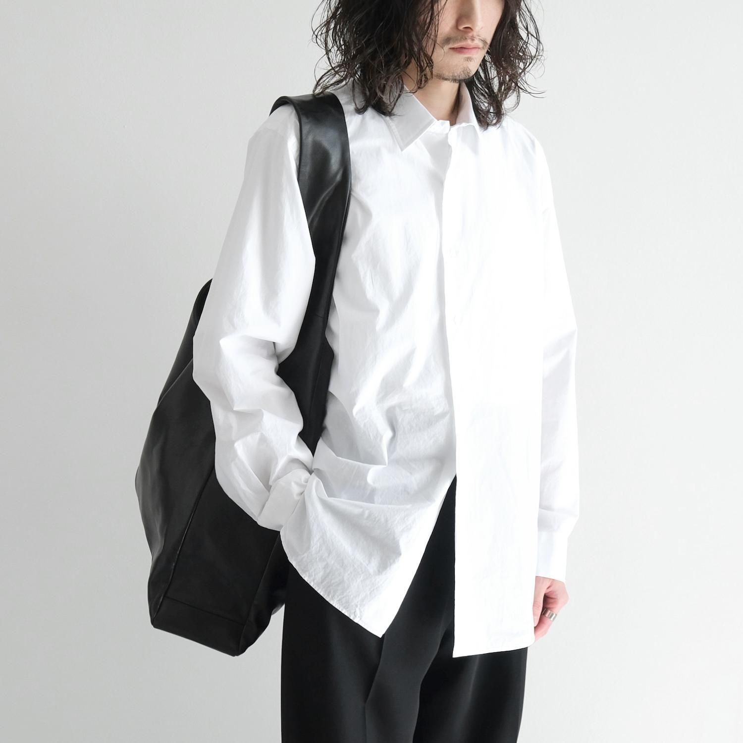 LEATHER SHOULDER BAG [BLACK] - WUNDER 大阪 セレクトショップ