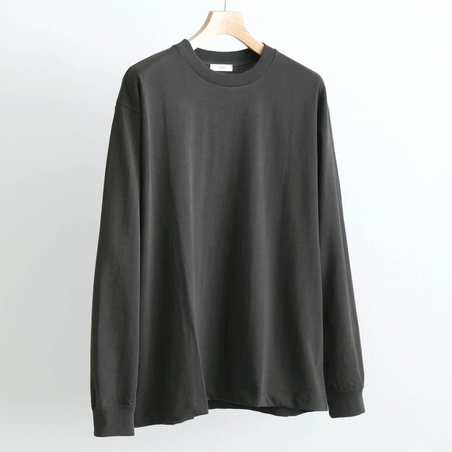 FRESCA PLATE LOOSE FIT LONG SLEEVE T-SHIRT [KHAKI]