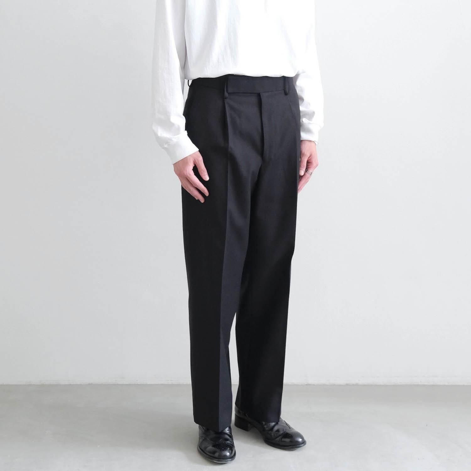 2/54 COLLEGE FLANNEL THE SLAKCS STRAIGHT [BLACK] - WUNDER 大阪