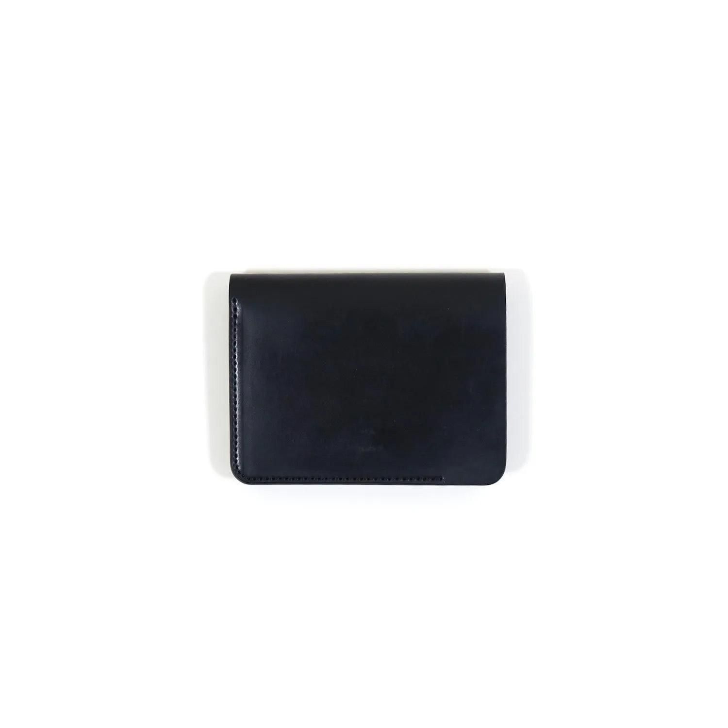 ★極美品　フォルメ　forme post 日本製 レザー 二つ折り財布 ブラック 二つ折り財布 / FUJITAKA（フジタカ）公式 / ブライドルレザー