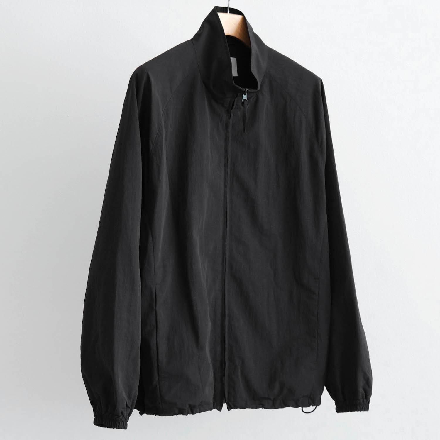 WINDBREAKER STAND COLLAR JACKET [BLACK]
