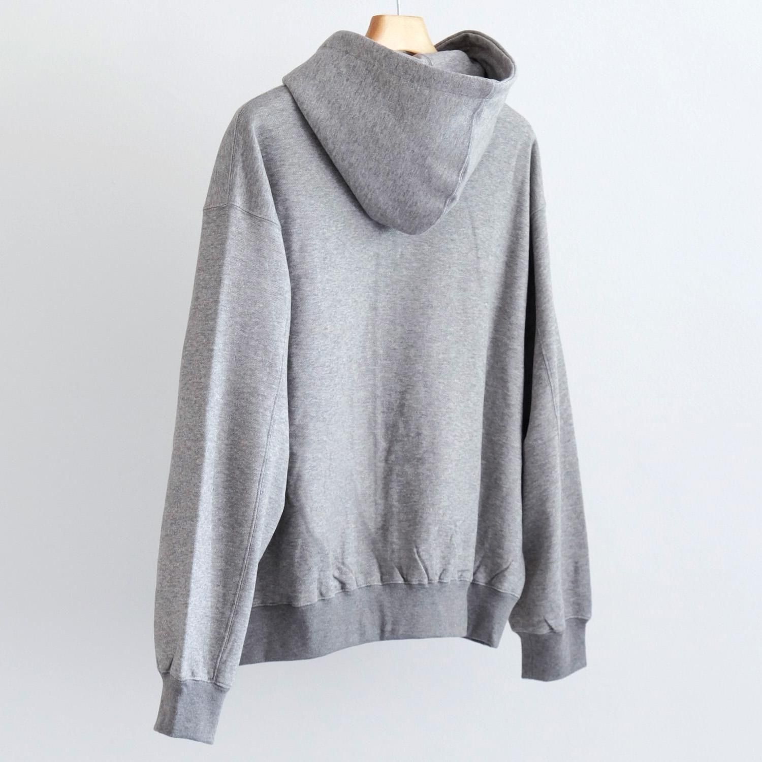 確実本物★ ★ジップトレーナー YAK/COTTON SWEAT ZIP HOODY [TOP GRAY] - WUNDER 大阪 セレクト