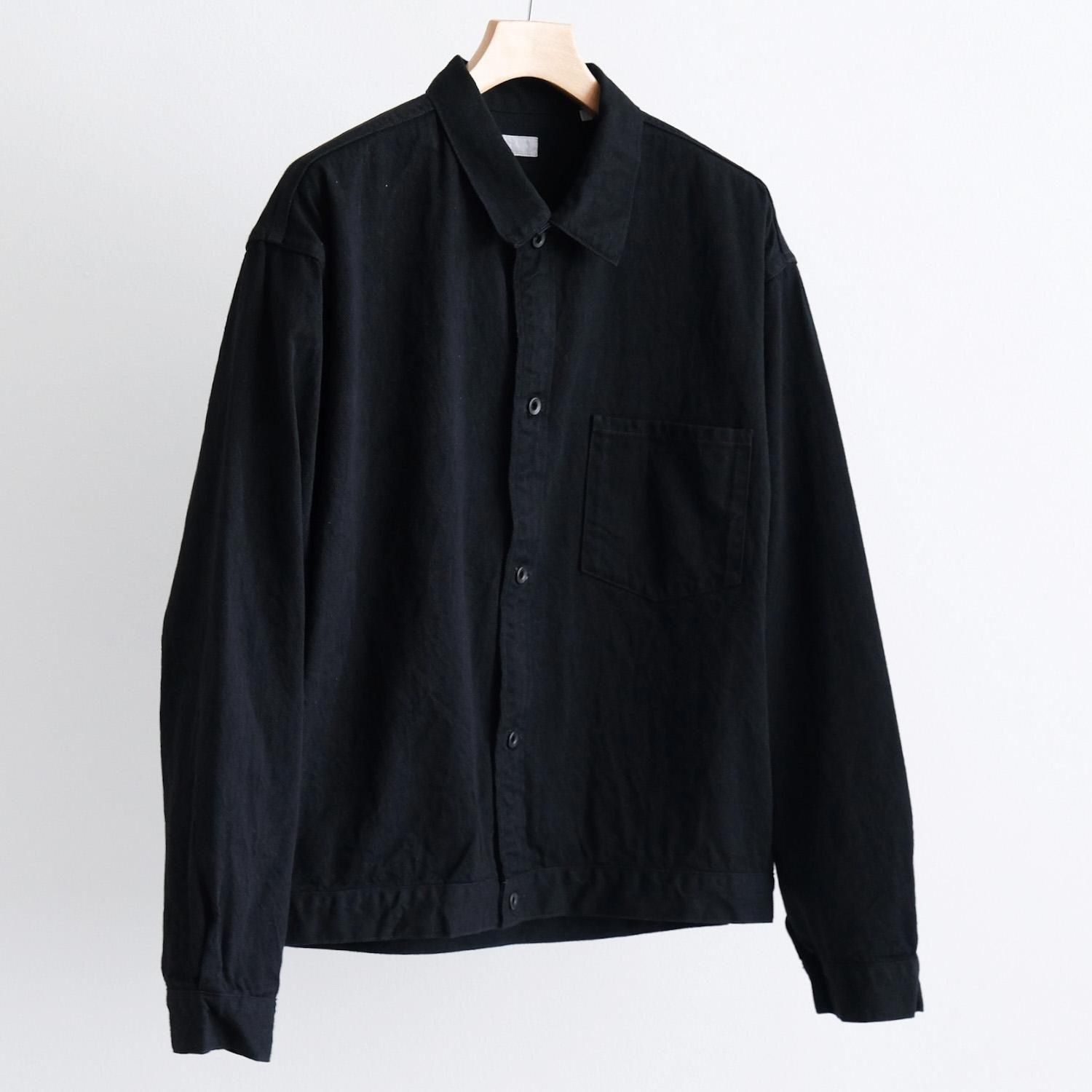 BLACK TWILL BLOUSON [BLACK]