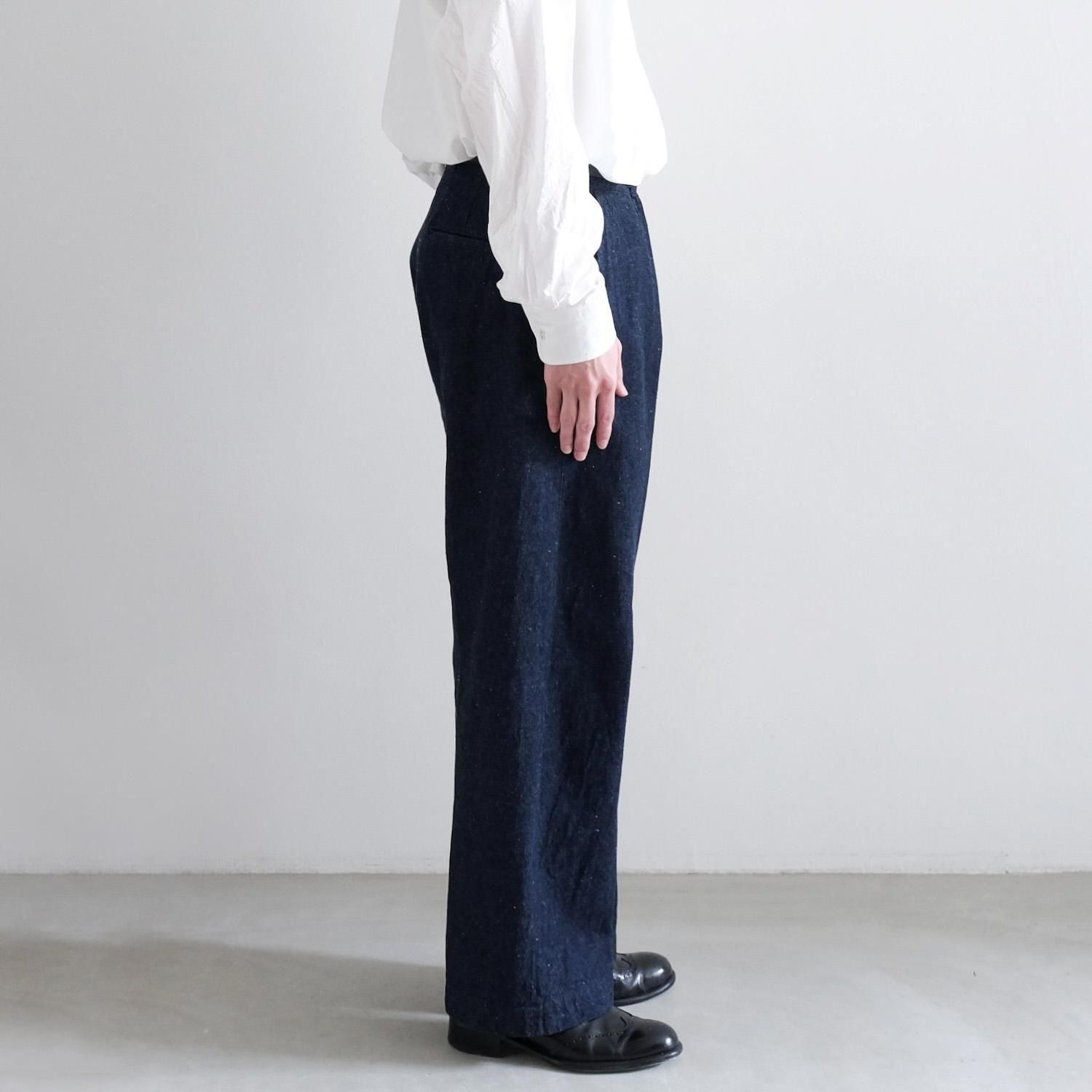 DENIM TROUSERS [NAVY] - WUNDER 大阪 セレクトショップ 大阪