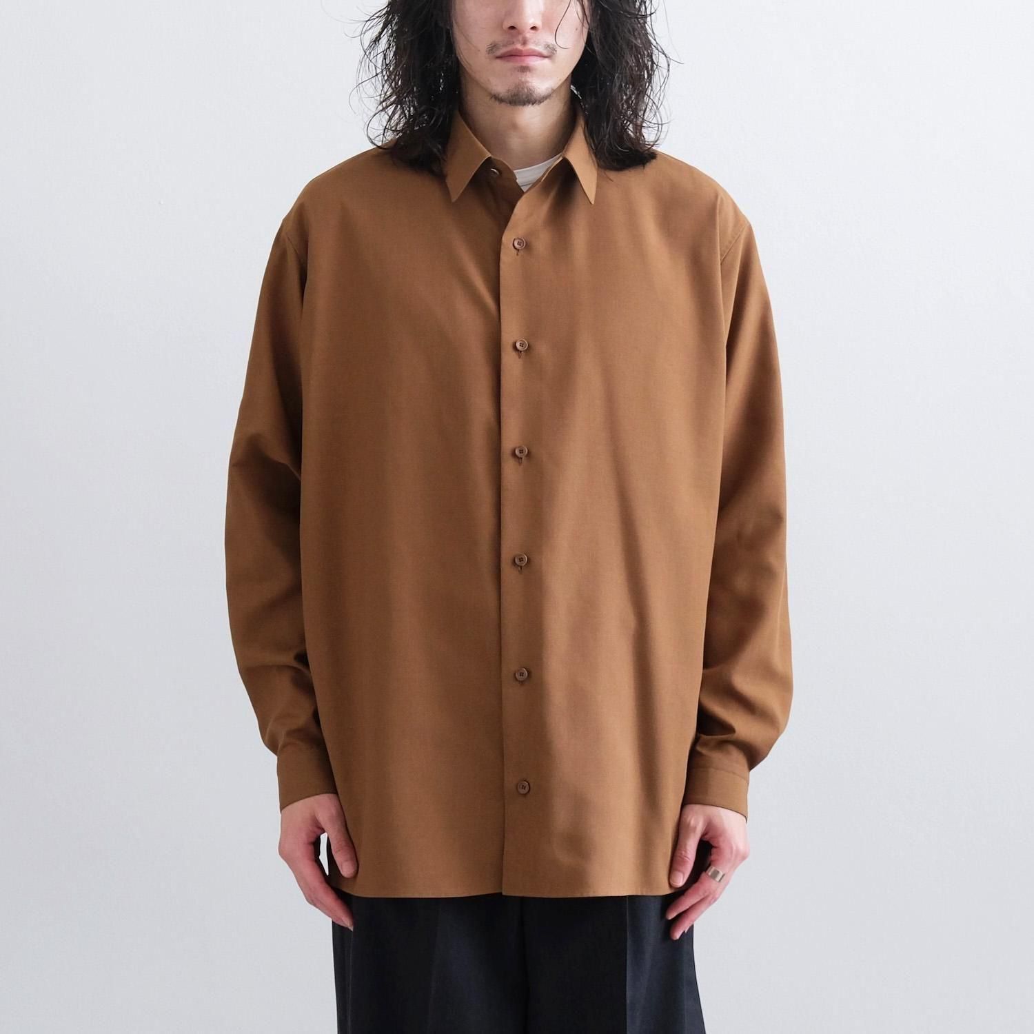 THE PERFECT SHIRT [SOIL BROWN] - WUNDER 大阪 セレクトショップ 大阪