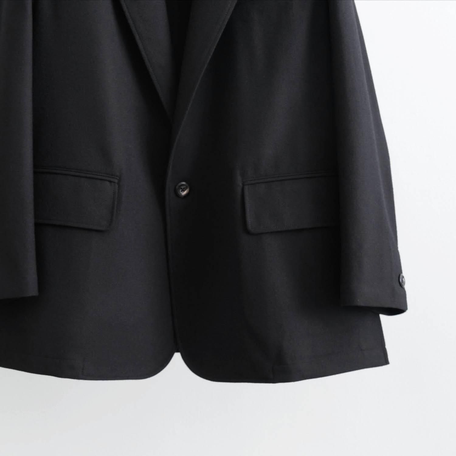 2/54 COLLEGE FLANNEL THE PEAKED LAPEL EASY JACKET [BLACK