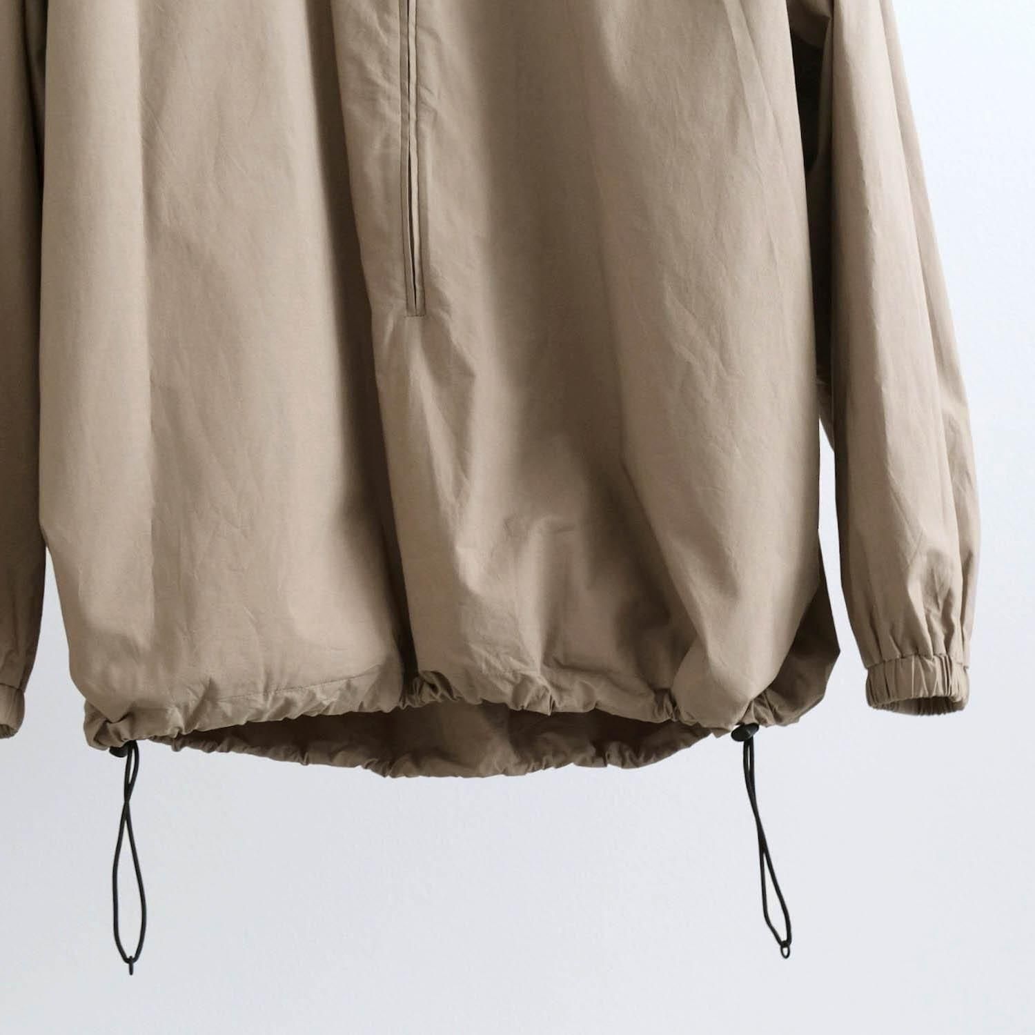 MERCERIZED COTTON STAND PULLOVER [CAMEL] - WUNDER 大阪 セレクト