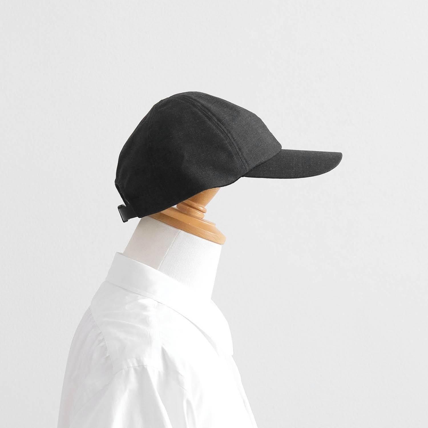 Comesandgoseコットンニットバルーンハット　ブラック COMES AND GOES＞ バルーン ハット