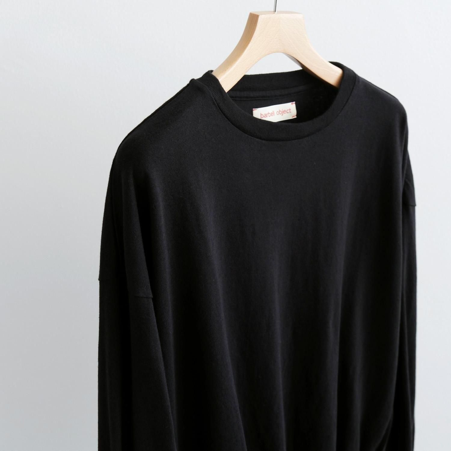 トップス 25aw barbell object bo top loose BLACK bo top [BLACK] - WUNDER 大阪 セレクトショップ 大阪梅田中崎町