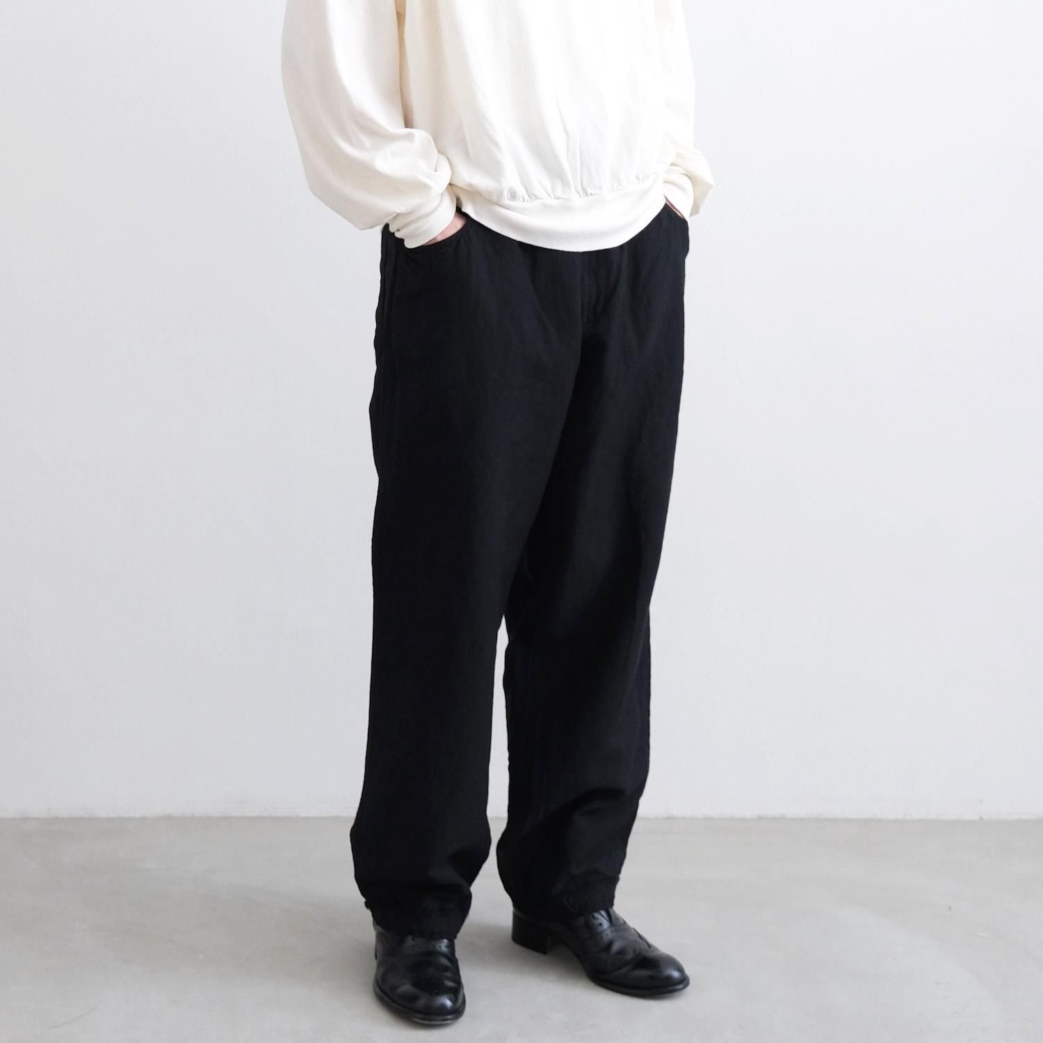 パンツ 25aw barbell object b/off pt BLACK 1 barbell object / b/off pt - heritage web shop